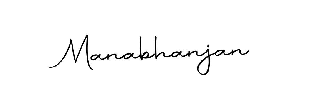 Create a beautiful signature design for name Manabhanjan. With this signature (Autography-DOLnW) fonts, you can make a handwritten signature for free. Manabhanjan signature style 10 images and pictures png