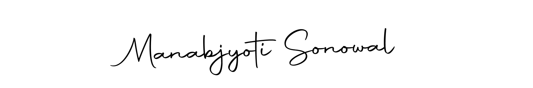 Make a beautiful signature design for name Manabjyoti Sonowal. With this signature (Autography-DOLnW) style, you can create a handwritten signature for free. Manabjyoti Sonowal signature style 10 images and pictures png