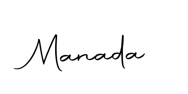 Make a beautiful signature design for name Manada. With this signature (Autography-DOLnW) style, you can create a handwritten signature for free. Manada signature style 10 images and pictures png