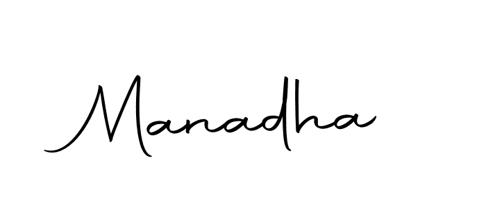 Make a beautiful signature design for name Manadha. Use this online signature maker to create a handwritten signature for free. Manadha signature style 10 images and pictures png