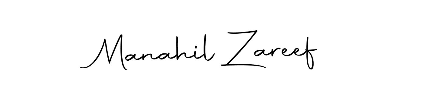 Make a beautiful signature design for name Manahil Zareef. Use this online signature maker to create a handwritten signature for free. Manahil Zareef signature style 10 images and pictures png