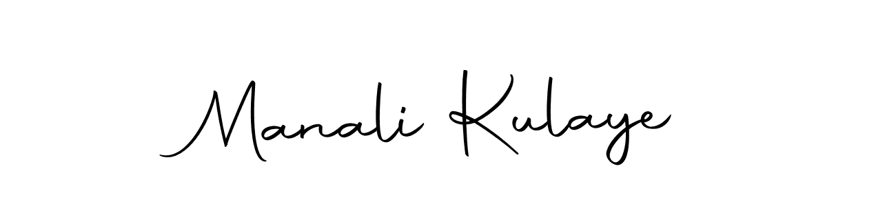 Design your own signature with our free online signature maker. With this signature software, you can create a handwritten (Autography-DOLnW) signature for name Manali Kulaye. Manali Kulaye signature style 10 images and pictures png