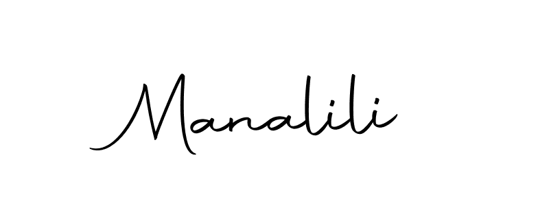 Create a beautiful signature design for name Manalili. With this signature (Autography-DOLnW) fonts, you can make a handwritten signature for free. Manalili signature style 10 images and pictures png