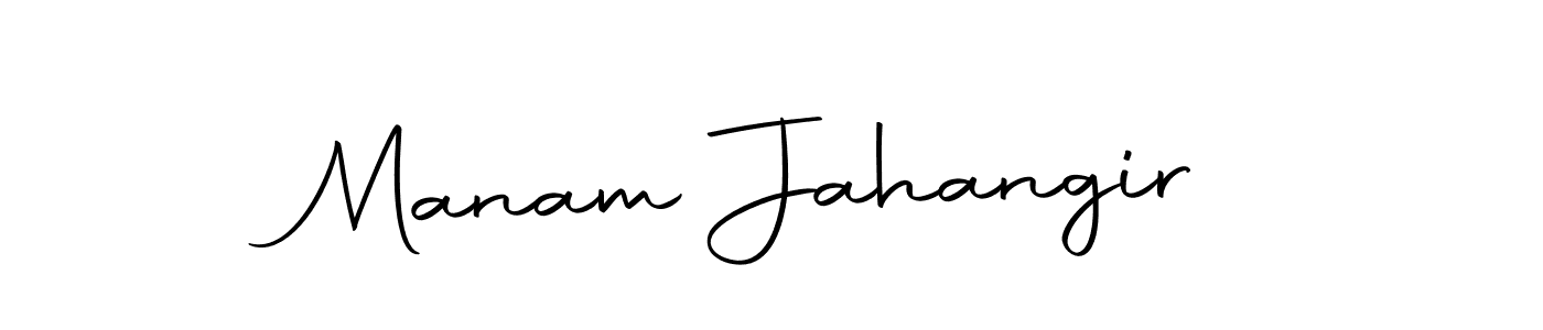 Design your own signature with our free online signature maker. With this signature software, you can create a handwritten (Autography-DOLnW) signature for name Manam Jahangir. Manam Jahangir signature style 10 images and pictures png