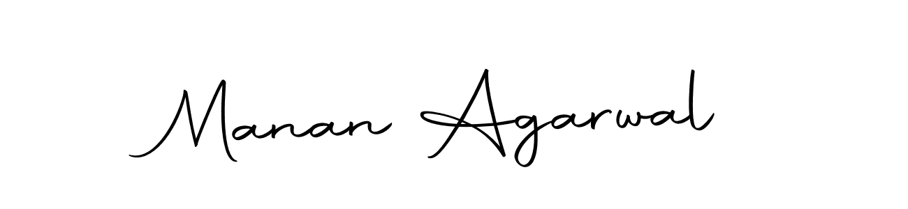 Make a beautiful signature design for name Manan Agarwal. With this signature (Autography-DOLnW) style, you can create a handwritten signature for free. Manan Agarwal signature style 10 images and pictures png