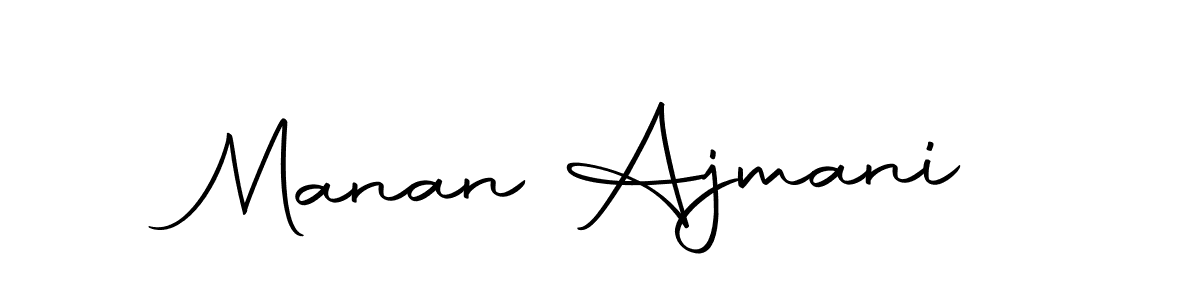Use a signature maker to create a handwritten signature online. With this signature software, you can design (Autography-DOLnW) your own signature for name Manan Ajmani. Manan Ajmani signature style 10 images and pictures png