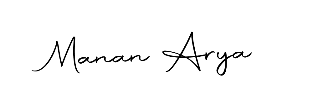 Design your own signature with our free online signature maker. With this signature software, you can create a handwritten (Autography-DOLnW) signature for name Manan Arya. Manan Arya signature style 10 images and pictures png