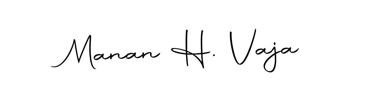 Also we have Manan H. Vaja name is the best signature style. Create professional handwritten signature collection using Autography-DOLnW autograph style. Manan H. Vaja signature style 10 images and pictures png