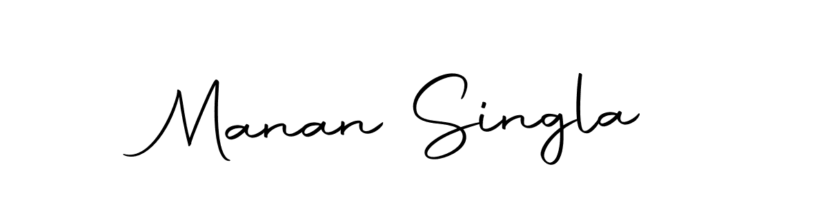 Use a signature maker to create a handwritten signature online. With this signature software, you can design (Autography-DOLnW) your own signature for name Manan Singla. Manan Singla signature style 10 images and pictures png