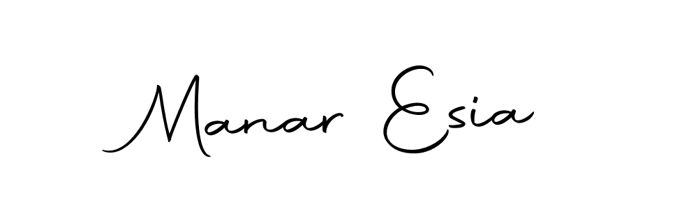 How to make Manar Esia signature? Autography-DOLnW is a professional autograph style. Create handwritten signature for Manar Esia name. Manar Esia signature style 10 images and pictures png