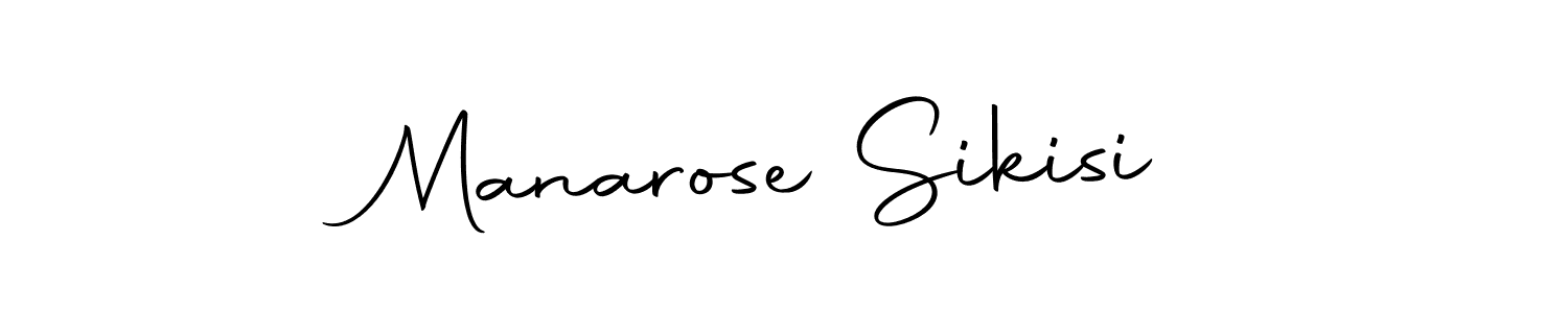 Here are the top 10 professional signature styles for the name Manarose Sikisi. These are the best autograph styles you can use for your name. Manarose Sikisi signature style 10 images and pictures png