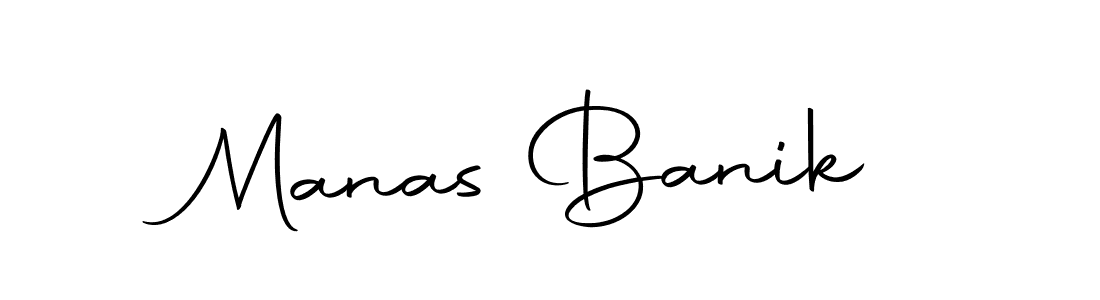 How to make Manas Banik name signature. Use Autography-DOLnW style for creating short signs online. This is the latest handwritten sign. Manas Banik signature style 10 images and pictures png