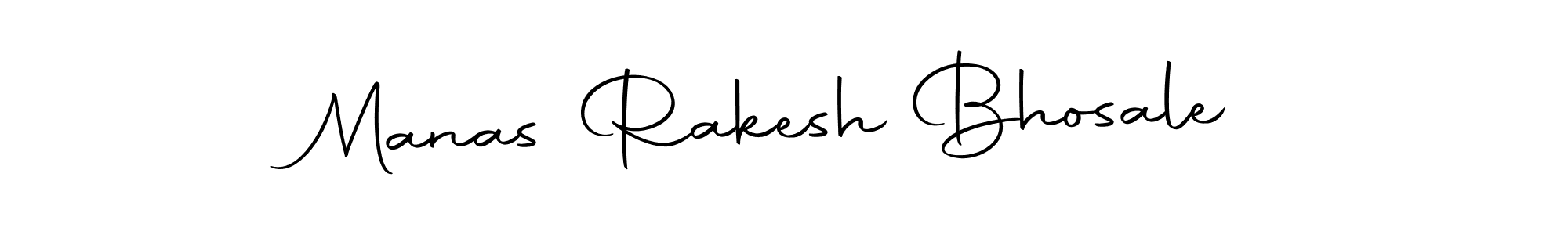 Create a beautiful signature design for name Manas Rakesh Bhosale. With this signature (Autography-DOLnW) fonts, you can make a handwritten signature for free. Manas Rakesh Bhosale signature style 10 images and pictures png