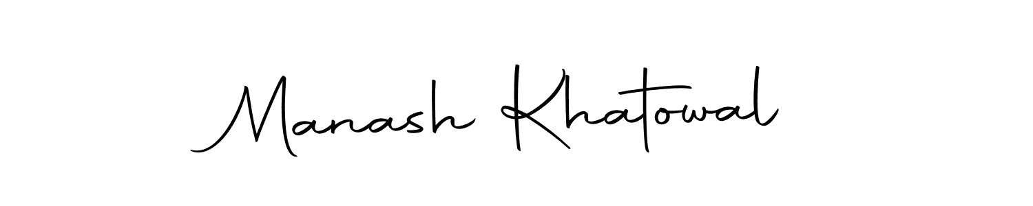 Also we have Manash Khatowal name is the best signature style. Create professional handwritten signature collection using Autography-DOLnW autograph style. Manash Khatowal signature style 10 images and pictures png