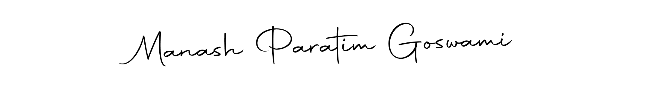 Create a beautiful signature design for name Manash Paratim Goswami. With this signature (Autography-DOLnW) fonts, you can make a handwritten signature for free. Manash Paratim Goswami signature style 10 images and pictures png