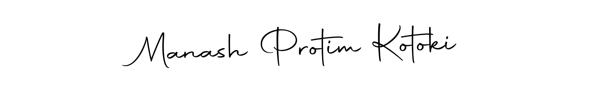 Create a beautiful signature design for name Manash Protim Kotoki. With this signature (Autography-DOLnW) fonts, you can make a handwritten signature for free. Manash Protim Kotoki signature style 10 images and pictures png
