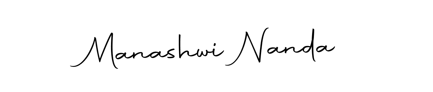 Create a beautiful signature design for name Manashwi Nanda. With this signature (Autography-DOLnW) fonts, you can make a handwritten signature for free. Manashwi Nanda signature style 10 images and pictures png
