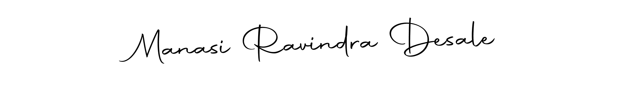 How to make Manasi Ravindra Desale name signature. Use Autography-DOLnW style for creating short signs online. This is the latest handwritten sign. Manasi Ravindra Desale signature style 10 images and pictures png