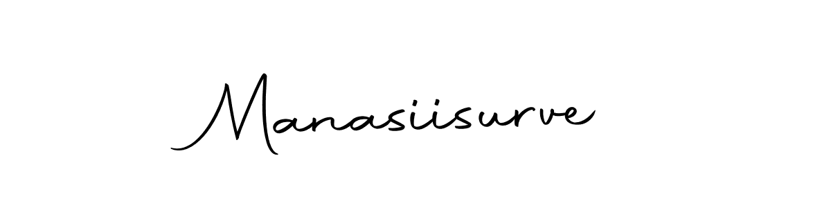 How to make Manasiisurve signature? Autography-DOLnW is a professional autograph style. Create handwritten signature for Manasiisurve name. Manasiisurve signature style 10 images and pictures png