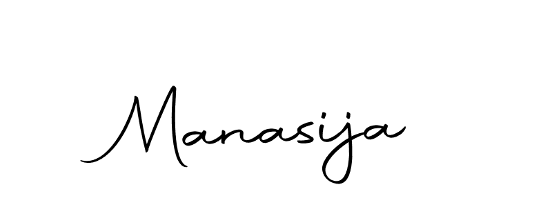 Use a signature maker to create a handwritten signature online. With this signature software, you can design (Autography-DOLnW) your own signature for name Manasija. Manasija signature style 10 images and pictures png