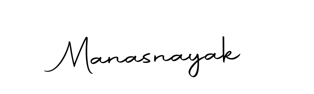 Design your own signature with our free online signature maker. With this signature software, you can create a handwritten (Autography-DOLnW) signature for name Manasnayak. Manasnayak signature style 10 images and pictures png