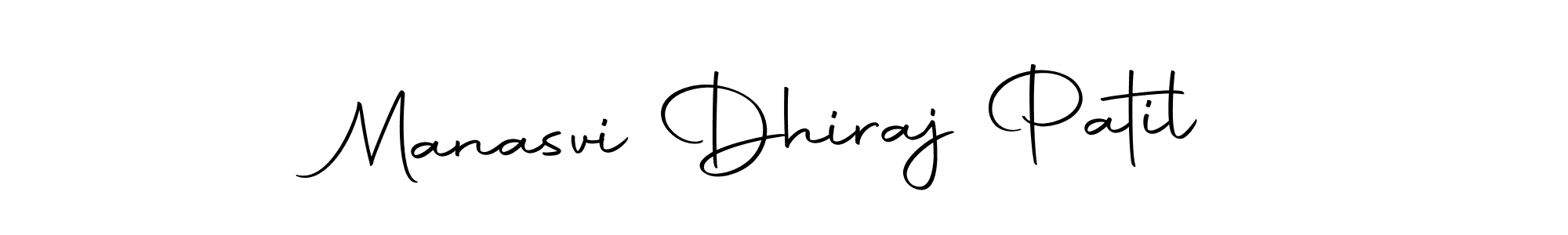 Use a signature maker to create a handwritten signature online. With this signature software, you can design (Autography-DOLnW) your own signature for name Manasvi Dhiraj Patil. Manasvi Dhiraj Patil signature style 10 images and pictures png