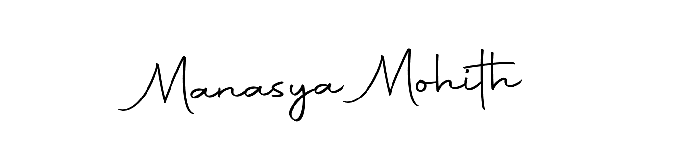 Make a beautiful signature design for name Manasya Mohith. Use this online signature maker to create a handwritten signature for free. Manasya Mohith signature style 10 images and pictures png