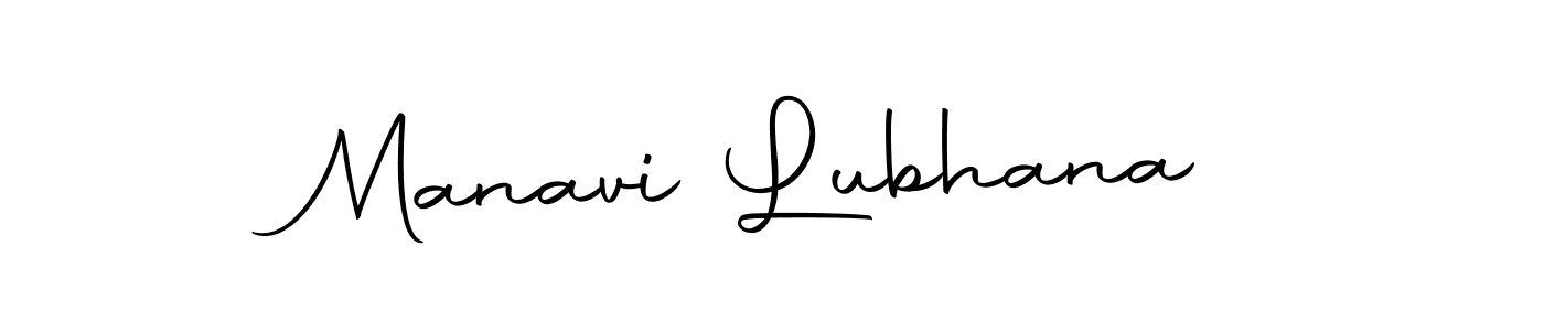 It looks lik you need a new signature style for name Manavi Lubhana. Design unique handwritten (Autography-DOLnW) signature with our free signature maker in just a few clicks. Manavi Lubhana signature style 10 images and pictures png