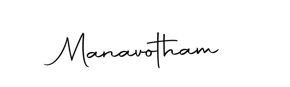 Design your own signature with our free online signature maker. With this signature software, you can create a handwritten (Autography-DOLnW) signature for name Manavotham. Manavotham signature style 10 images and pictures png