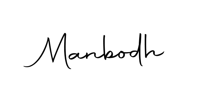 Design your own signature with our free online signature maker. With this signature software, you can create a handwritten (Autography-DOLnW) signature for name Manbodh. Manbodh signature style 10 images and pictures png