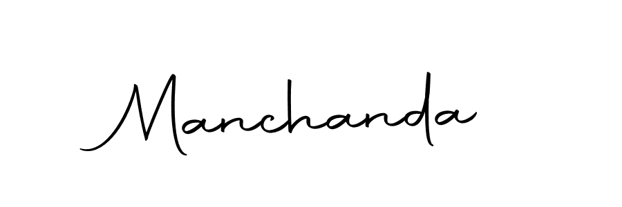 Use a signature maker to create a handwritten signature online. With this signature software, you can design (Autography-DOLnW) your own signature for name Manchanda. Manchanda signature style 10 images and pictures png