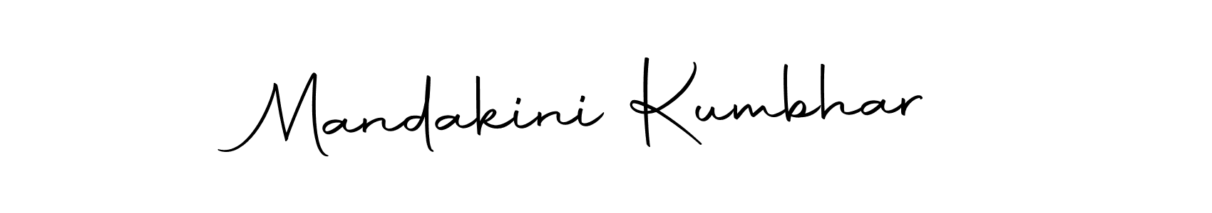 The best way (Autography-DOLnW) to make a short signature is to pick only two or three words in your name. The name Mandakini Kumbhar include a total of six letters. For converting this name. Mandakini Kumbhar signature style 10 images and pictures png