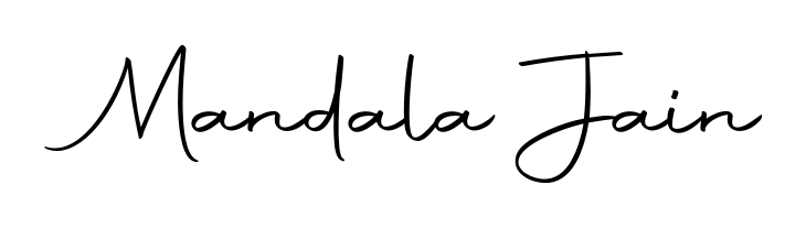 Quickly download Mandala Jain name signature in high-resolution PNG using Autography-DOLnW style. Ready to insert into PDFs and online applications. Mandala Jain signature style 10 images and pictures png