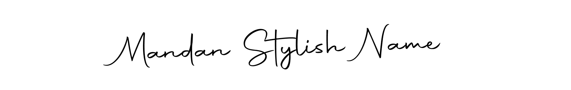 How to make Mandan Stylish Name signature? Autography-DOLnW is a professional autograph style. Create handwritten signature for Mandan Stylish Name name. Mandan Stylish Name signature style 10 images and pictures png
