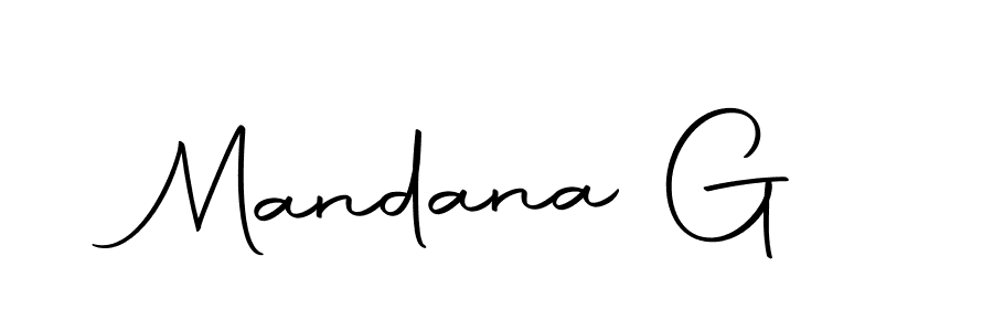 Also we have Mandana G name is the best signature style. Create professional handwritten signature collection using Autography-DOLnW autograph style. Mandana G signature style 10 images and pictures png