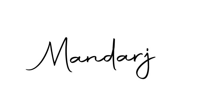 Create a beautiful signature design for name Mandarj. With this signature (Autography-DOLnW) fonts, you can make a handwritten signature for free. Mandarj signature style 10 images and pictures png