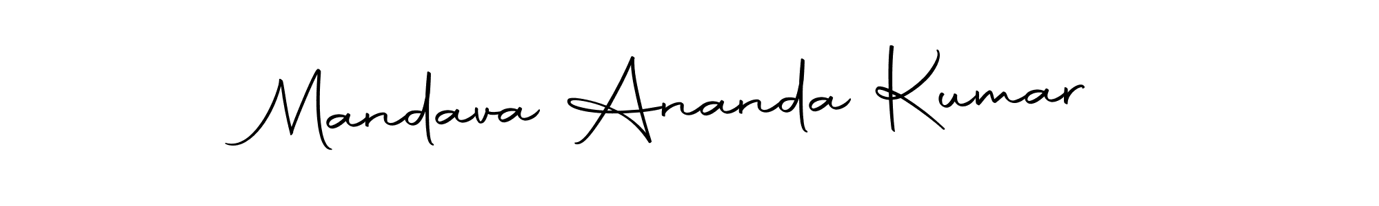 You should practise on your own different ways (Autography-DOLnW) to write your name (Mandava Ananda Kumar) in signature. don't let someone else do it for you. Mandava Ananda Kumar signature style 10 images and pictures png