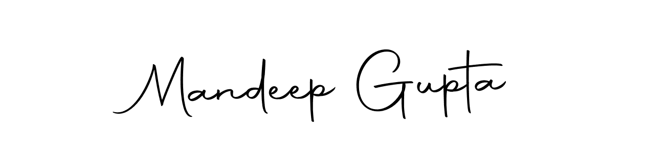 Make a beautiful signature design for name Mandeep Gupta. With this signature (Autography-DOLnW) style, you can create a handwritten signature for free. Mandeep Gupta signature style 10 images and pictures png