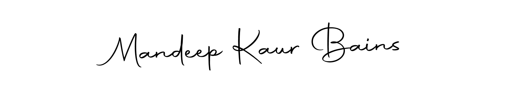 if you are searching for the best signature style for your name Mandeep Kaur Bains. so please give up your signature search. here we have designed multiple signature styles  using Autography-DOLnW. Mandeep Kaur Bains signature style 10 images and pictures png