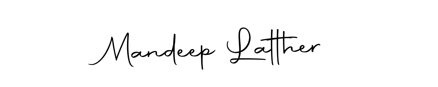 Also we have Mandeep Latther name is the best signature style. Create professional handwritten signature collection using Autography-DOLnW autograph style. Mandeep Latther signature style 10 images and pictures png