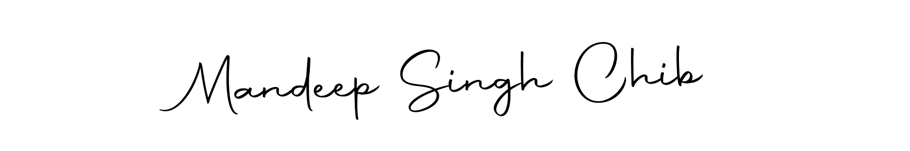 Make a beautiful signature design for name Mandeep Singh Chib. With this signature (Autography-DOLnW) style, you can create a handwritten signature for free. Mandeep Singh Chib signature style 10 images and pictures png