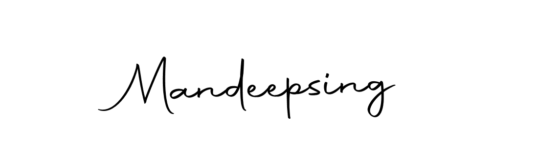 Also we have Mandeepsing name is the best signature style. Create professional handwritten signature collection using Autography-DOLnW autograph style. Mandeepsing signature style 10 images and pictures png