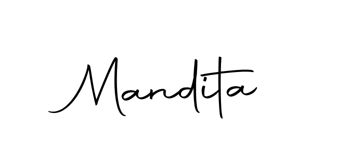 Make a beautiful signature design for name Mandita. Use this online signature maker to create a handwritten signature for free. Mandita signature style 10 images and pictures png