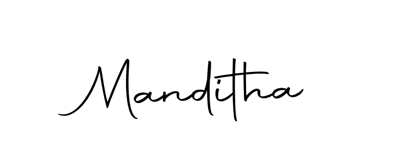 Make a short Manditha signature style. Manage your documents anywhere anytime using Autography-DOLnW. Create and add eSignatures, submit forms, share and send files easily. Manditha signature style 10 images and pictures png