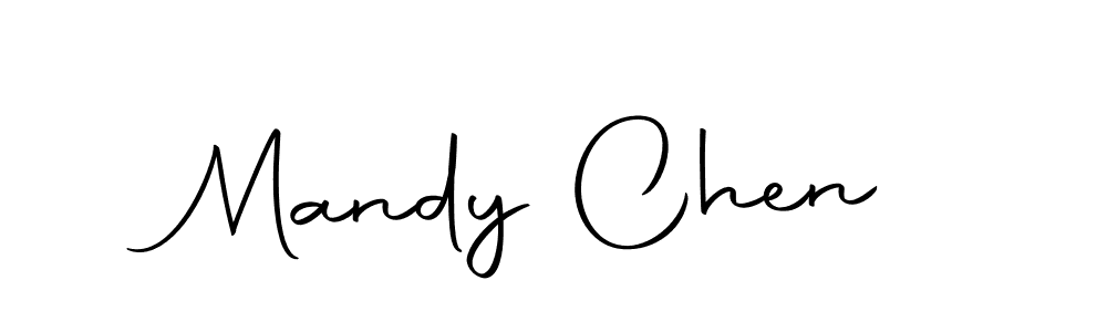 Design your own signature with our free online signature maker. With this signature software, you can create a handwritten (Autography-DOLnW) signature for name Mandy Chen. Mandy Chen signature style 10 images and pictures png