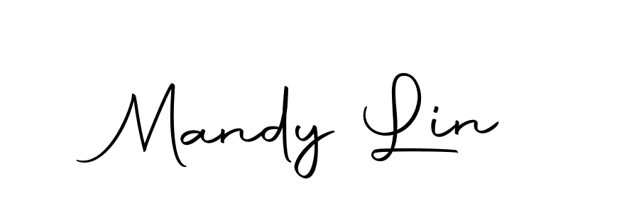 Make a beautiful signature design for name Mandy Lin. With this signature (Autography-DOLnW) style, you can create a handwritten signature for free. Mandy Lin signature style 10 images and pictures png