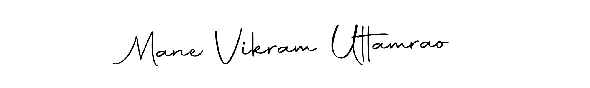 How to make Mane Vikram Uttamrao name signature. Use Autography-DOLnW style for creating short signs online. This is the latest handwritten sign. Mane Vikram Uttamrao signature style 10 images and pictures png