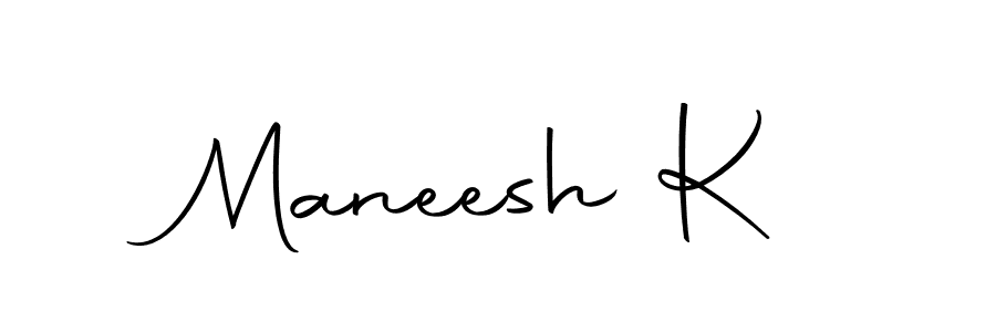 Here are the top 10 professional signature styles for the name Maneesh K. These are the best autograph styles you can use for your name. Maneesh K signature style 10 images and pictures png