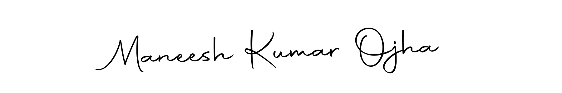 Create a beautiful signature design for name Maneesh Kumar Ojha. With this signature (Autography-DOLnW) fonts, you can make a handwritten signature for free. Maneesh Kumar Ojha signature style 10 images and pictures png