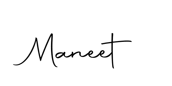 Make a beautiful signature design for name Maneet. With this signature (Autography-DOLnW) style, you can create a handwritten signature for free. Maneet signature style 10 images and pictures png